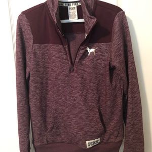 Victoria Secret PINK half zip sweatshirt. Size XS